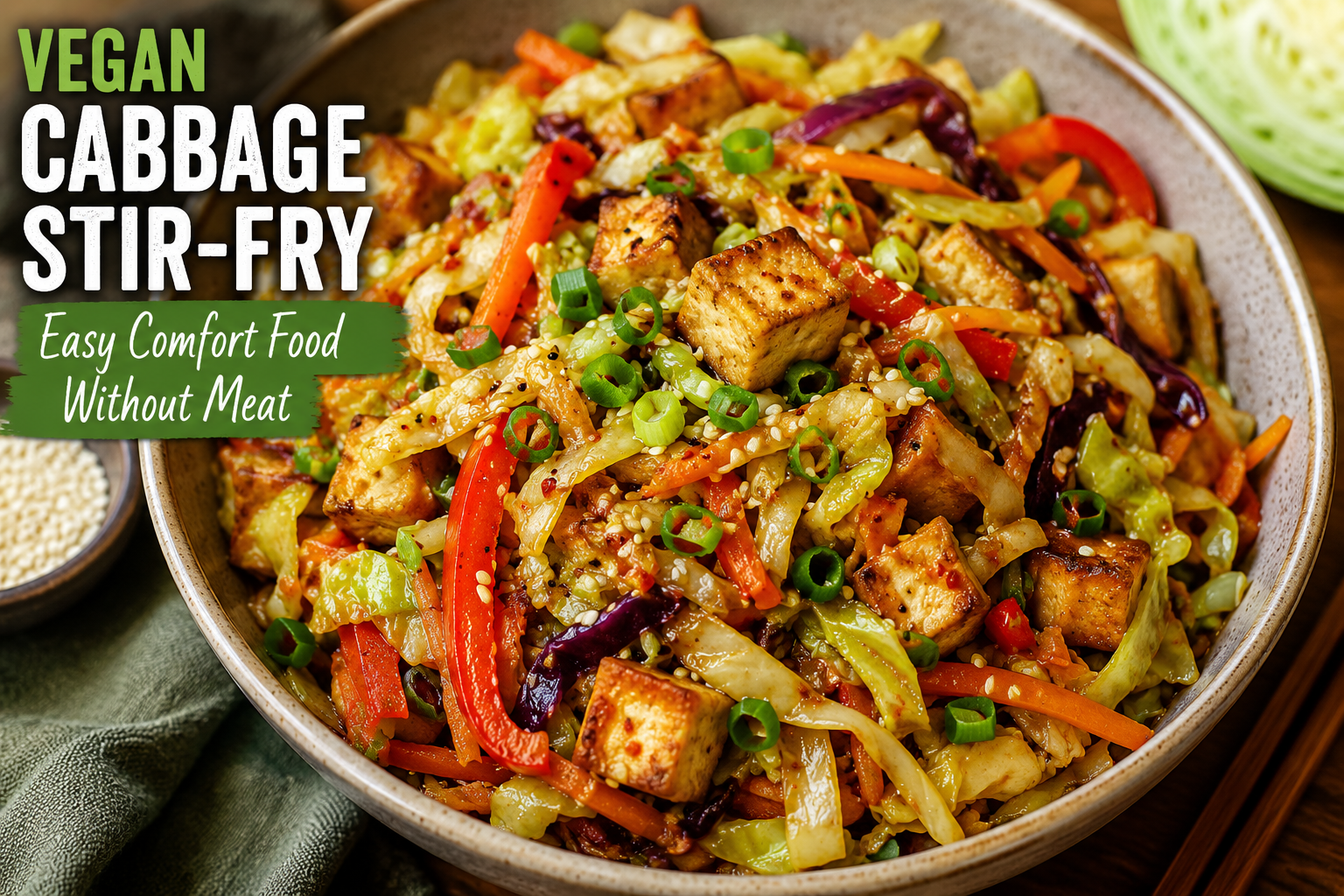 Vegan Cabbage Stir-Fry: Easy Comfort Food Without Meat